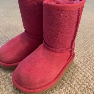 Hot pink Uggs Toddler size 7